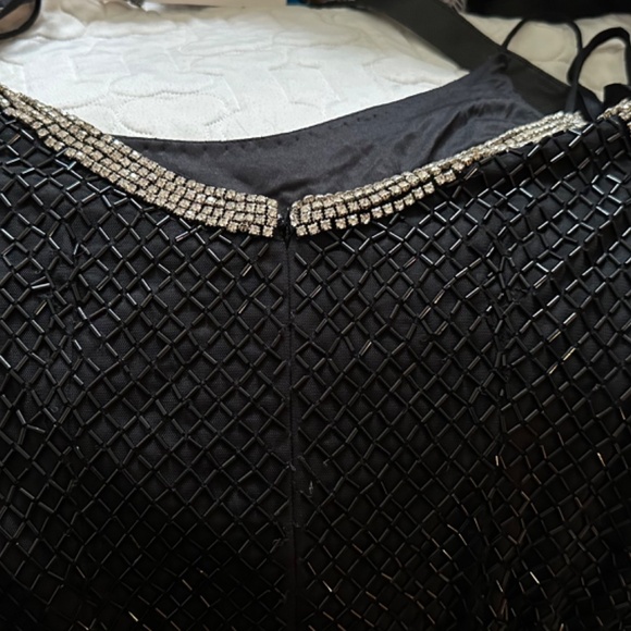 Mac Duggal Maxi Beaded Dress - Picture 9 of 11